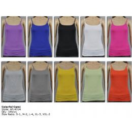 144 Bulk Ladies Black Only Tank Top