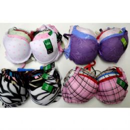 96 Bulk Ladies Assorted Styles Padded Bras
