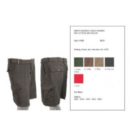 60 Bulk Mens Summer Cargo Shorts