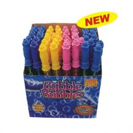 72 Bulk Bubble Stick 10.6in Plain