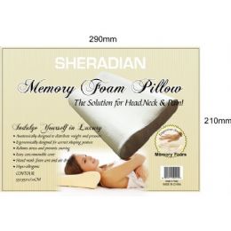 6 Bulk Memory Foam Contour Pillow