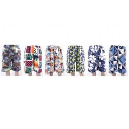 72 Bulk Mens Printed Bathing Suits
