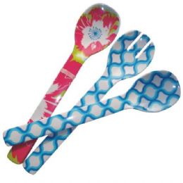 72 Bulk Wholesale Serving Spoon Printed 2pk - Wholesale Sock Deals