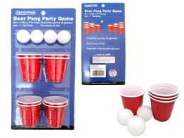 72 Bulk Beer Pong Game Set