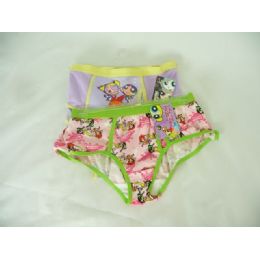 288 Bulk Panty High Cut Powerfuff 4 Print