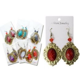 144 Bulk Earring 1pr Asst Clr