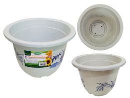 24 Bulk Flower Pot Planter White