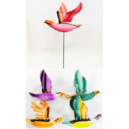 72 Bulk Garden Stake Decoration Eagle Assorted Colors