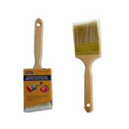 144 Bulk Straight Paint Brush With Wood Handle