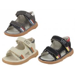 24 Bulk Boy's  Touch Closure Sandals