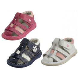 24 Bulk Baby Leather Sandals