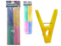 72 Bulk 72-Piece Plastic Clothes Peg
