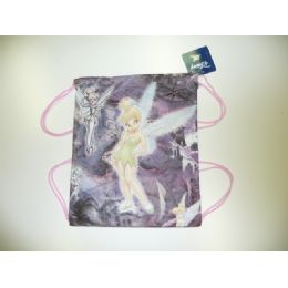 72 Bulk Licensed Backbag With String Tinkerbell