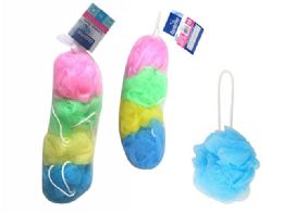 96 Bulk 4 Piece Scrubber Ball Loofah