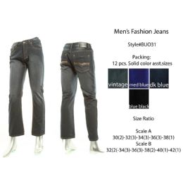 12 Bulk Mens Fashion Jeans