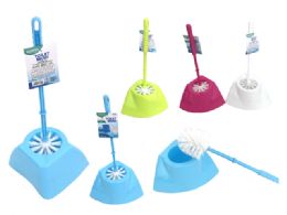 24 Bulk Toilet Brush With Holder Corner