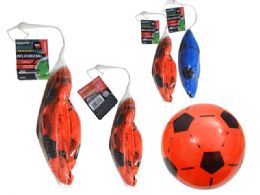 144 Bulk Soccer Design Inflatable Ball