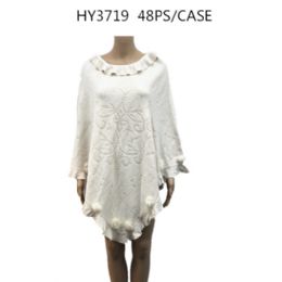 24 Bulk Ladies Fashion Winter Poncho