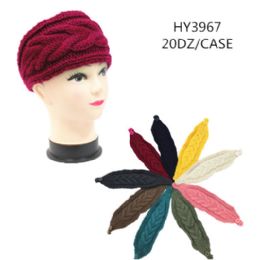 60 Bulk 60 Wholesale Ladies Fashion Winter Head Band Solid Colors -