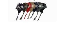 72 Bulk Unisex Printed Winter Helmet Hat