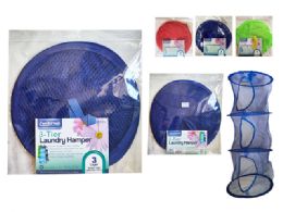 96 Bulk Laundry Hamper 3 Layers 
