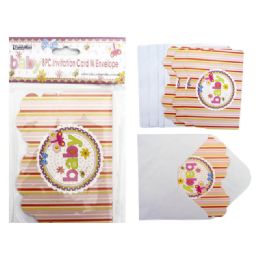 144 Bulk Invitation Card 8pc Envelopes 15.5X15CM