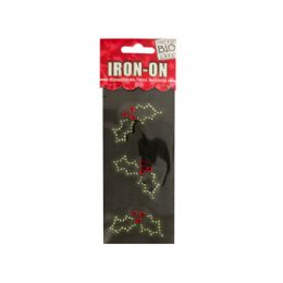 72 Bulk Holly Rhinestone IroN-On Transfer