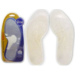 96 Bulk Insole Gel 9.05" X 3" Men Cut To Size