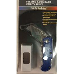 24 Bulk Folding LocK-Back Utility Knif