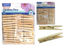 72 Bulk 48pc Wooden Cloth Pegs