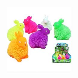 72 Bulk Puffer Light Up Rabbit