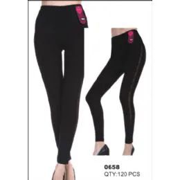 36 Bulk Womens Fashion Pants Black