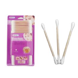 72 Bulk 550-Piece Wooden Cotton Swabs