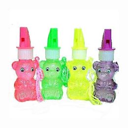 120 Bulk Bubble, Bear W/whistle