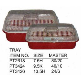 20 Bulk 9.5 H Tray with Lid