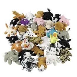 50 Bulk Plush Mini Bean Bag Animal Assortment