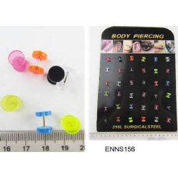 216 Bulk Ear Plug/ Ear Stud Body Jewelry/ Body Piercing
