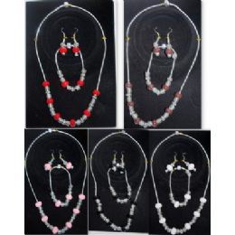 12 Bulk Pre Mixed Murano Beans Necklace Bracelet And Earring