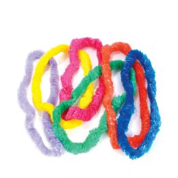 24 Bulk Plastic Luau Leis - Assorted