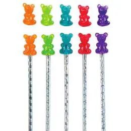 288 Bulk Scented Gummy Bear Pencil Topper