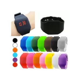 48 Bulk Digital Watches In Square Or Round Shape (assorted Colors)