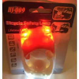 36 Bulk 2 Pack Rubber Adjustable Bike Light Led