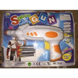 24 Bulk Toy Space Gun with Darts