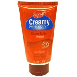 48 Bulk Amoray Petroleum Jelly 4.5oz Cocoa Butter