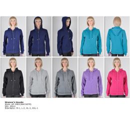 48 Bulk Womens Fashion Hoodie Sweater Assorted Colors And Sizes