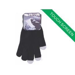 120 Bulk Childrens Touch Screen Gloveblack Color Only
