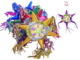 48 Bulk Pinata 6 Designs 10"dx3"