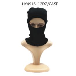 72 Bulk Winter Black Ski Hat