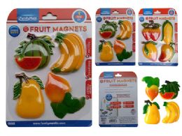 96 Bulk 4-Piece Fruit Magnets
