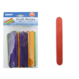 72 Bulk 75 Pieces Colored Craft Sticks